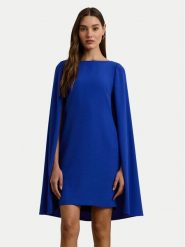 LAUREN RALPH LAUREN Sukienka koktajlowa 253855210032 Niebieski. Niebieskie sukienki Lauren Ralph Lauren, bez wzorów, z syntetyku, wizytowe, bez kołnierzyka, bez ramiączek. Za 669.99 zł.