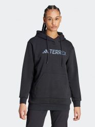Adidas Bluza w kolorze czarnym rozmiar: XL. Czarne bluzy adidas, xl, bez wzorów, bez ramiączek, z kapturem. Za 173.99 zł.
