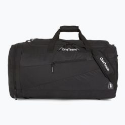 Torba treningowa OneTeam Sebastiano 50 l. Czarne torby sportowe ONETEAM, bez wzorów. Za 69.99 zł.