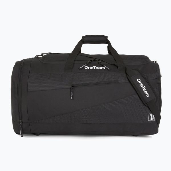 Torba treningowa OneTeam Sebastiano 50 l. Czarne torby sportowe ONETEAM, bez wzorów. Za 69.99 zł.
