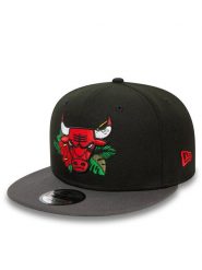 New Era Czapka z daszkiem Nba Floral 950 Bulls 60503483 Czarny. Czarne czapki z daszkiem New Era, bez wzorów, z materiału. Za 159.99 zł.