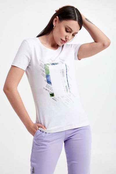 T-shirt damski Toulouse SPORTALM. T-shirty Sportalm, m, bez wzorów, bez kołnierzyka, bez ramiączek. W wyprzedaży za 359.25 zł.