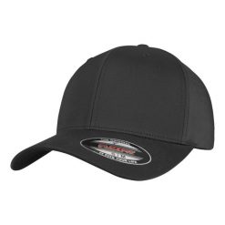 Perforowana Czapka Z Daszkiem. Czarne czapki z daszkiem FLEXFIT, bez wzorów. Za 87.99 zł.