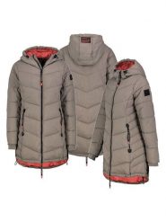 Sublevel Płaszcz pikowany w kolorze szarobrązowym rozmiar: XXL. Brązowe płaszcze Sublevel, xxl, bez wzorów, bez kaptura. Za 301.64 zł.