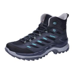 Buty trekkingowe damskie Lowa Innovo Mid Gtx. Niebieskie buty trekkingowe Lowa, z materiału, bez zapięcia. Za 972.00 zł.