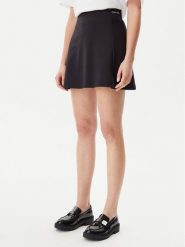 Calvin Klein Jeans Spódnica trapezowa Logo Milano J20J225333 Czarny Regular Fit. Czarne spódnice Calvin Klein Jeans, xs, bez wzorów, z jeansu, trapezowe. Za 189.99 zł.