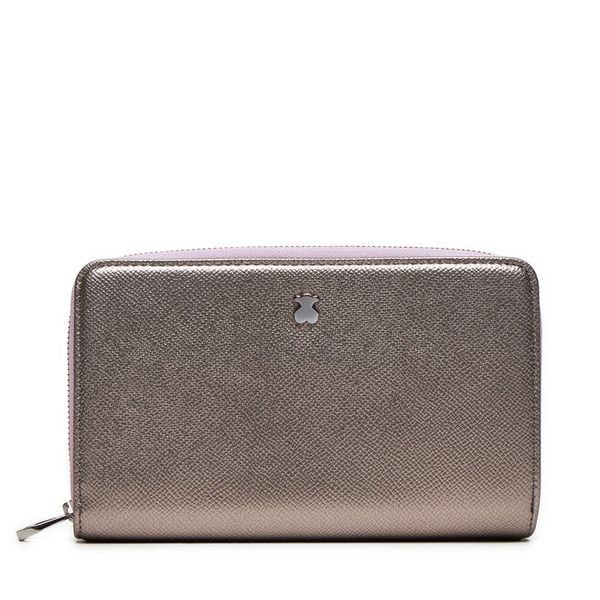 Portfel TOUS. Szare portfele tous, bez wzorów. Za 349.99 zł.