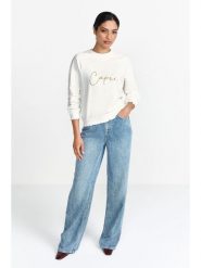 Rich & Royal Bluza w kolorze kremowym rozmiar: XS. Brązowe bluzy bez kaptura Rich & Royal, xs, bez wzorów, bez kaptura. Za 149.45 zł.