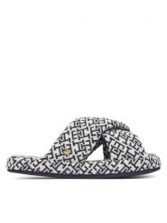 Tommy Hilfiger Kapcie Th Feminine House Shoes Monogram FW0FW09631 Kremowy. Białe kapcie Tommy Hilfiger, bez wzorów, z materiału. Za 209.99 zł.
