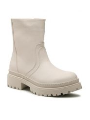 Jenny Fairy Botki WS5680-15 Beżowy. Brązowe botki Jenny Fairy, bez wzorów, ze skóry, bez obcasa, na płaskiej podeszwie, bez zapięcia. Za 101.99 zł.