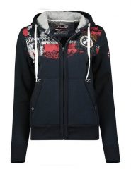 Geographical Norway Bluza "Fespote" w kolorze granatowym rozmiar: L. Niebieskie bluzy Geographical Norway, l, bez wzorów, bez ramiączek, bez kaptura. Za 140.53 zł.