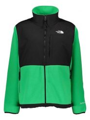 The North Face Kurtka polarowa "Plus Denali" w kolorze zielono-czarnym rozmiar: 2X. Czarne kurtki The North Face, bez wzorów, z materiału, bez kaptura. Za 285.49 zł.