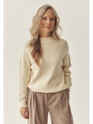 TATUUM Sweter w kolorze beżowym rozmiar: XL. Brązowe swetry Tatuum, xl, bez wzorów, bez ramiączek. Za 138.45 zł.