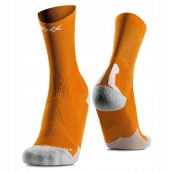 Skarpety unisex X-Socks Bike Perform Crew Flame Orange O030. Brązowe skarpetki X-Socks, bez wzorów. Za 120.00 zł.