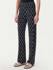 Max Mara Spodnie dresowe 2516781039650 Czarny Regular Fit. Czarne spodnie dresowe Max Mara, bez wzorów, z dresówki. Za 799.99 zł.