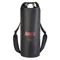 Torba sportowa AIREX. Czarne torby sportowe AIREX, bez wzorów, z materiału, na ramię. Za 268.00 zł.