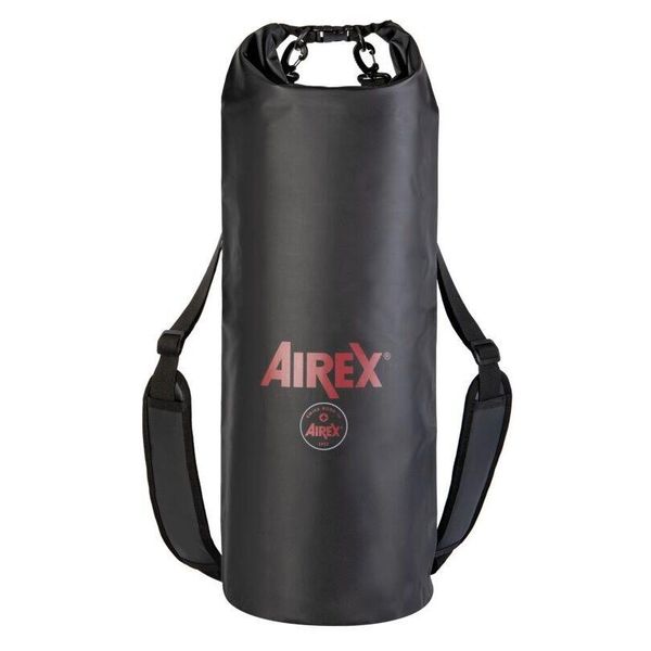Torba sportowa AIREX. Czarne torby sportowe AIREX, bez wzorów, z materiału, na ramię. Za 268.00 zł.