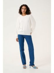 Kaffe Sweter w kolorze białym rozmiar: XS. Białe swetry Kaffe, xs, bez wzorów, bez ramiączek. Za 95.69 zł.