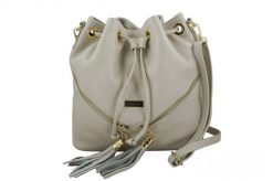 Worek skórzany boho BARBERINI'S 977-10 j. beżowy. Brązowe shopper bag Barberinis, bez wzorów, ze skóry, biznesowe, bez dodatków. Za 219.99 zł.