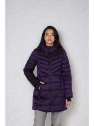 CANADA weather gear Płaszcz zimowy w kolorze fioletowym rozmiar: M. Różowe płaszcze CANADA weather gear, na zimę, m, bez wzorów, z puchu, bez kaptura. Za 260.99 zł.