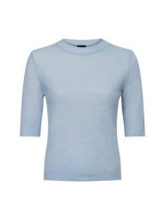 BOSS sweter z dzianiny - Fusionana Kobiety Wełna niebieski, XL. Niebieskie swetry Boss, xl, bez wzorów, z dzianiny, bez ramiączek. Za 899.95 zł.