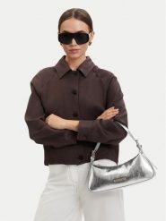 LOVE MOSCHINO Torebka JC4390PP0OKQ0902 Srebrny. Szare torebki klasyczne Love Moschino, bez wzorów, ze skóry, bez dodatków. Za 659.99 zł.