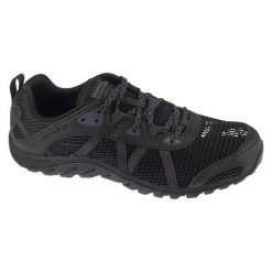 Buty trekkingowe damskie, Maipo Explorer Aerosport. Czarne buty trekkingowe Merrell, bez wzorów, bez zapięcia, trekkingowe. Za 399.99 zł.