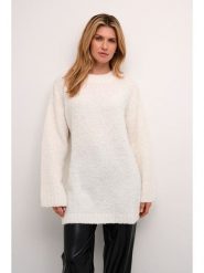 Cream Sweter "Miska" w kolorze białym rozmiar: XXL. Białe swetry Cream, xxl, bez wzorów, ze splotem, bez ramiączek. Za 165.37 zł.