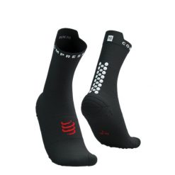 Skarpetki biegowe Compressport ProRacing Socks V4 Run High black/white. Białe skarpetki Compressport, bez wzorów. Za 89.99 zł.