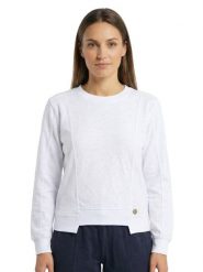 Damski sweter z okrągłym dekoltem Urban Safari. Zielone swetry LEONE 1947 APPAREL, l, bez wzorów, eleganckie, bez ramiączek. Za 324.17 zł.