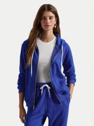 Polo Ralph Lauren Bluza 211935584011 Niebieski Regular Fit. Niebieskie bluzy Polo Ralph Lauren, xl, bez wzorów, z bawełny, bez ramiączek, bez kaptura. Za 559.99 zł.
