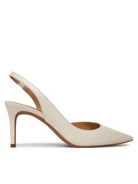 MICHAEL Michael Kors Szpilki Alina Flex Sling Pump 40R4HNMP1L Écru. Szpilki MICHAEL Michael Kors, bez wzorów, ze skóry, bez obcasa, na szpilce, bez zapięcia. Za 549.99 zł.