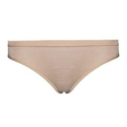 Bielizna termoaktywna damska icebreaker Siren Bikini. Brązowa bielizna termoaktywna damska Icebreaker, bez wzorów, bez ramiączek. Za 129.99 zł.