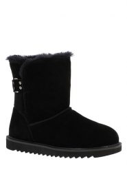 Gooce Skórzane botki zimowe "Colorado" w kolorze czarnym rozmiar: 37. Czarne botki Gooce, bez wzorów, ze skóry, bez obcasa, bez zapięcia. Za 130.81 zł.