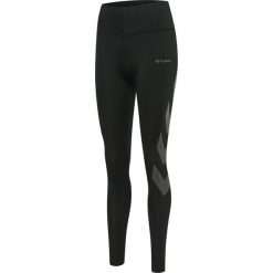 Damskie wysokie legginsy Hummel MT Paris. Czarne legginsy Hummel, bez wzorów, z dżerseju, sportowe. Za 263.00 zł.