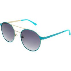 Damskie okulary przeciwsłoneczne w kolorze szaro-turkusowo-złotym. Okulary przeciwsłoneczne Guess. W wyprzedaży za 175.95 zł.