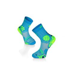 Skarpety uciskowe do sportu Skarpety uciskowe Turkusowo-żółte. Niebieskie skarpetki TRY TO FLY, bez wzorów. W wyprzedaży za 67.34 zł.