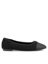 Jenny Fairy Baleriny LIZ CM230505-1 Czarny. Czarne baleriny Jenny Fairy, bez wzorów, z materiału, bez obcasa, bez zapięcia. Za 79.99 zł.