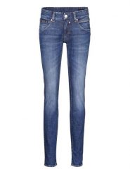 Herrlicher Dżinsy "Touch" - Skinny fit - w kolorze niebieskim rozmiar: W25/L30. Niebieskie jeansy Herrlicher, l, bez wzorów, klasyczne. Za 184.89 zł.