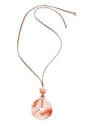 TATUUM Naszyjnik z zawieszką - dł. 100 cm rozmiar: onesize. Brązowe naszyjniki Tatuum, z materiału, sztuczne. Za 39.99 zł.