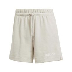 Szorty damskie adidas Essentials Linear. Brązowe szorty sportowe adidas, bez wzorów, z bawełny, do biegania. Za 173.00 zł.