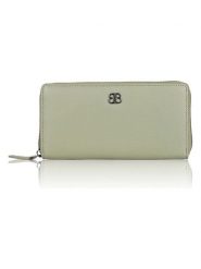 Bellicci Skórzany portfel "Cambrie" w kolorze oliwkowym - 19,5 x 10 x 2,5 cm rozmiar: onesize. Zielone portfele Bellicci, bez wzorów, z materiału. Za 82.99 zł.