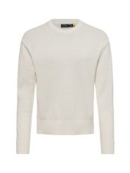 Polo Ralph Lauren Sweter z dzianiny Kobiety Bawełna biały, XL. Białe swetry Polo Ralph Lauren, xl, bez wzorów, z bawełny, eleganckie, bez ramiączek. Za 549.95 zł.