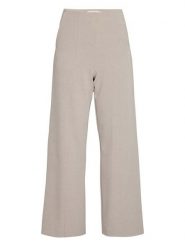 MOSS COPENHAGEN Spodnie "Mirabelle Michelle" w kolorze beżowym rozmiar: XL. Brązowe spodnie materiałowe Moss Copenhagen, bez wzorów, z materiału. Za 136.13 zł.