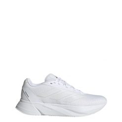Buty Duramo SL. Białe buty do biegania adidas, bez wzorów, z materiału, bez zapięcia, do biegania. Za 239.00 zł.