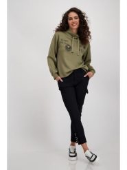 Monari Bluza w kolorze khaki rozmiar: 38. Brązowe bluzy Monari, bez wzorów, bez ramiączek, bez kaptura. Za 219.08 zł.