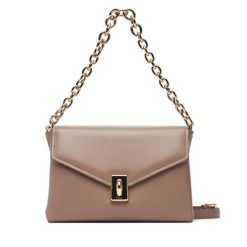 Torebka Furla. Brązowe listonoszki Furla, bez wzorów, bez dodatków. Za 2,329.00 zł.
