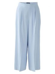 Oui Spodnie w kolorze błękitnym rozmiar: 44. Niebieskie spodnie materiałowe Oui, bez wzorów, z materiału, z podwyższonym stanem. Za 167.28 zł.