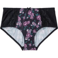Figi wyszczuplające bonprix czarny z nadrukiem. Bielizna modelująca marki bonprix. Za 34.99 zł.