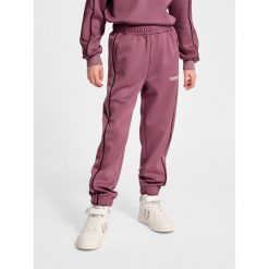 Spodnie dresowe dla dzieci Hummel Interlock. Fioletowe szorty Hummel, bez wzorów, z dresówki, sportowe. Za 200.50 zł.